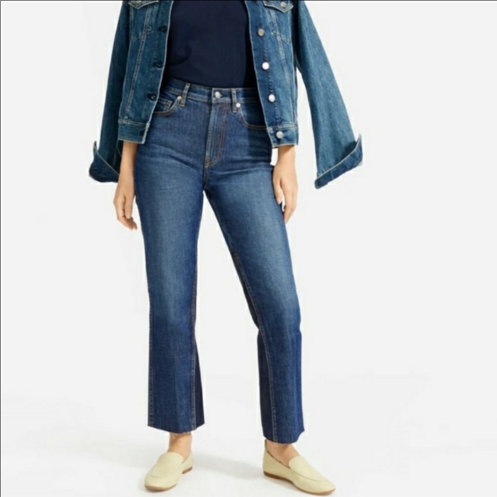 Everlane 33 the cheeky bootcut jean twisted hem
